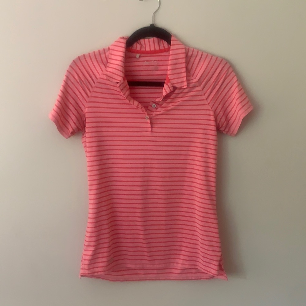 Pink Adidas women’s golf shirt XS